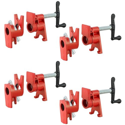 4 Pack 3/4" Wood Gluing Pipe Clamp Set, Pipe Clamps for Woodworking - style: 4Pack, 3/4"