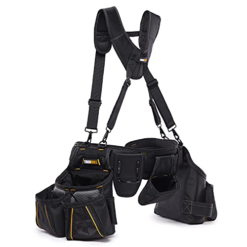 ToughBuilt - Framer Suspension Rig, Quick-Adjust Straps, TB-303-6 - size: Framer Suspension Rig (Small Pouches)