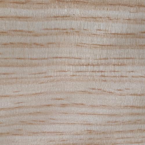 Pre-glued Pine Wood Veneer Sheet,8.5''x 98'',Quarter Cut,Iron On Stick Veneer Roll Without Paper,Hot Melt Self Adhesive Edge Banding Tape for Cabinet Furniture Plywood Speaker Door Renovation