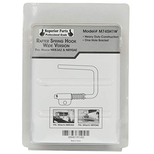 M745H1W Spring Loaded Rafter Hook for Nailer NR83A2 (2-Pack)
