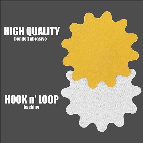 Flex Edge Gold 2 Inch Hook and Loop Sanding Discs 2 Inch 320 Grit 25 Pack - size: 2", style: 320 Grit