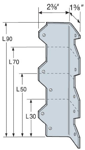 L-Angle Z-Max, 7-In., L70Z