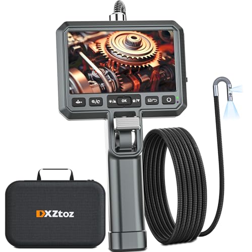 DXZtoz Dual-Lens Articulating Borescope for Aircraft Automotive Inspection