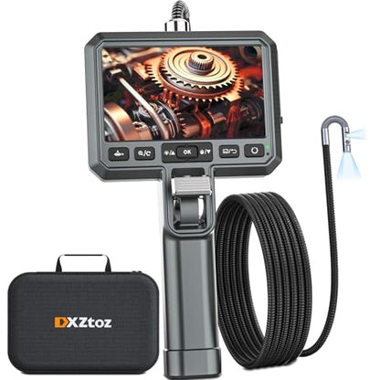 DXZtoz Dual-Lens Articulating Borescope for Aircraft Automotive Inspection