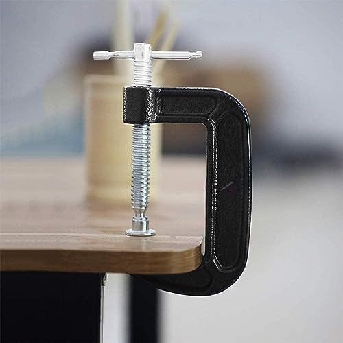 2 Inch C-Clamp Set, Heavy Duty Steel C Clamp Industrial Strength C Clamps for Woodworking, Welding, and Building (2Pcs) - color: 2pcs