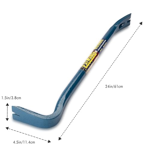 ESTWING Gooseneck Wrecking Bar PRO, 24" Crowbar, EWB-24PS - size: 24" (Inches)