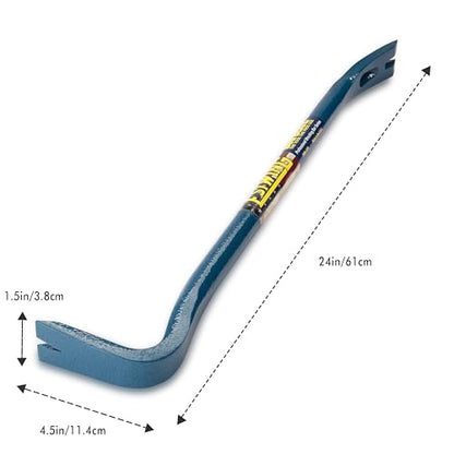 ESTWING Gooseneck Wrecking Bar PRO, 24" Crowbar, EWB-24PS - size: 24" (Inches)