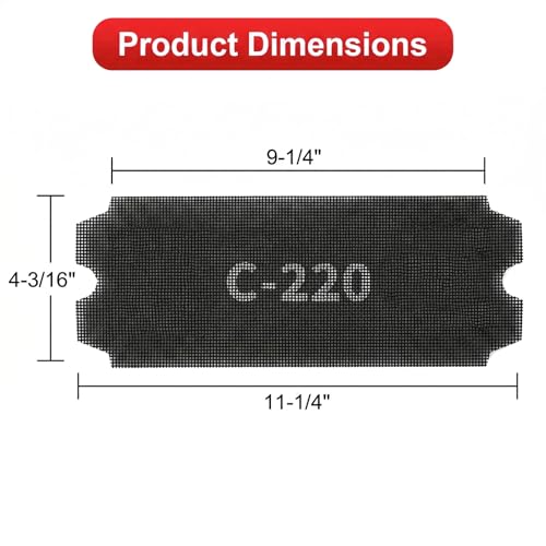 18PCS Drywall Sanding Screen Mesh Sandpaper Grit 60 80 120 180 220 320 - size: 60 80 120 180 220 320Grit-18pcs