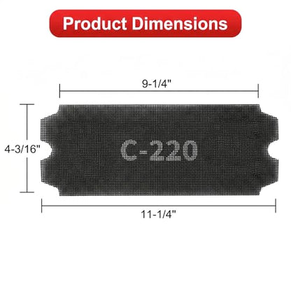 18PCS Drywall Sanding Screen Mesh Sandpaper Grit 60 80 120 180 220 320 - size: 60 80 120 180 220 320Grit-18pcs