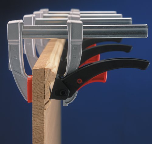 BESSEY KliKlamp Series Ratchet Action Lever Clamp - 12-Inch -KLI3.008 - Fast Action, Heavy Duty Clamps for Woodworking, Carpentry, & Cabinetry - Professional Grade for DIY and Home Improvement - size: 12 in.