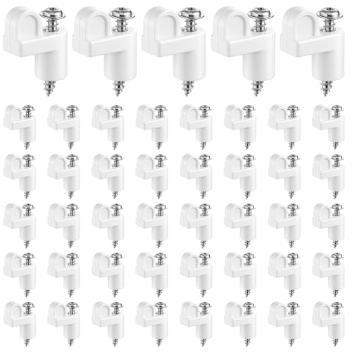 48 Pack 3/8 Inch Window Screen Clips Bulk, Screen Clip with Screws