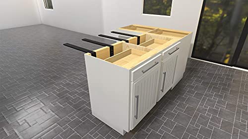 Solid Heavy Duty Aluminum L Bracket Countertop Support (12 Inch) 1 Count, Great for Kitchen Islands, Bathroom vanities, Made with American Aluminum , Hardware Included by Original Granite Bracket - size: 12 Inches, style: Aluminum