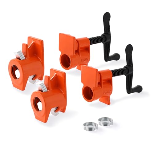 PONY the Original 2-Pack 50 Pipe Clamp Fixture for 3/4 Inch Black Pipe