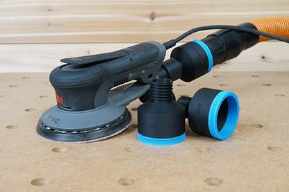ToolCurve's Hose Adapter Compatible with 3m Xtract Sander (2-1/2" Hose) - size: 2-1/2" Hose