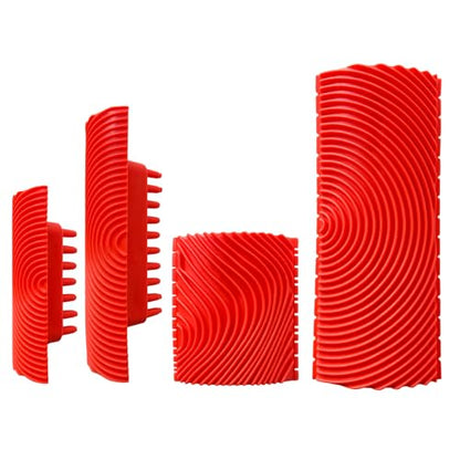 King Origin 4 PCS Wood Grain Tool Set for Wood Texture