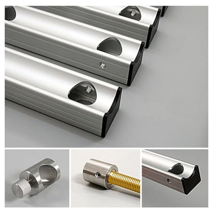 40 Inch Parallel Bar Clamp， Pressure Panel Clamps，Adjustable 4-Way Pressure aluminum alloy Clamps，for Flat Panels & Flush Joints，Aluminum tools recision Woodworking Projects