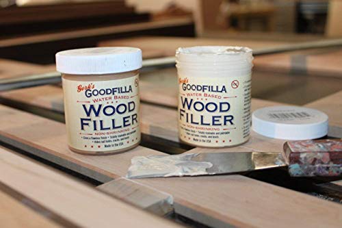 Goodfilla Red Oak, 8 oz, Wood and Grain Filler, Stainable, Tintable, Sandable, Zero Waste, Non-Toxic, USA Made - color: Red Oak, size: 8 oz