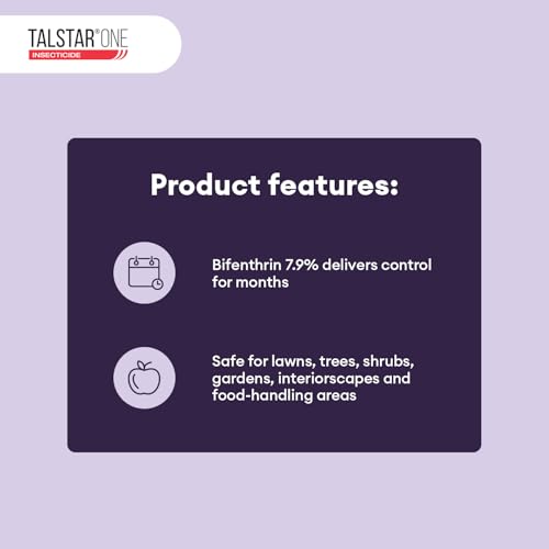 Talstar One Insecticide 1 Gallon | Powerful Bifenthrin Bug Spray Concentrate | Spider Control, Ants, Mosquitoes, Fleas and Perimeter Use | Control for Over 75 pests