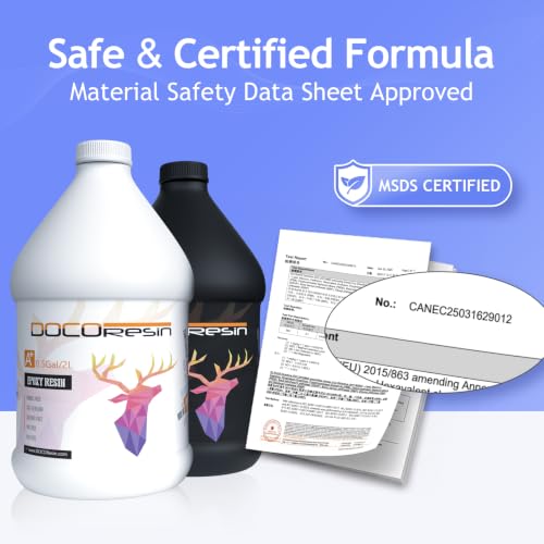 5H Fast Cure Epoxy Resin 1 Gallon - Food Safe & Crystal Clear for Pros