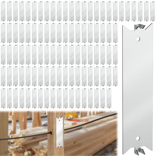80 Pcs Nail Plates, 1.5 x 6 Inch Nail Plates for Wood Studs, Nail Plates Electrical for Protection Plumbing Wiring - size: (80 pcs)1.5x6Inch