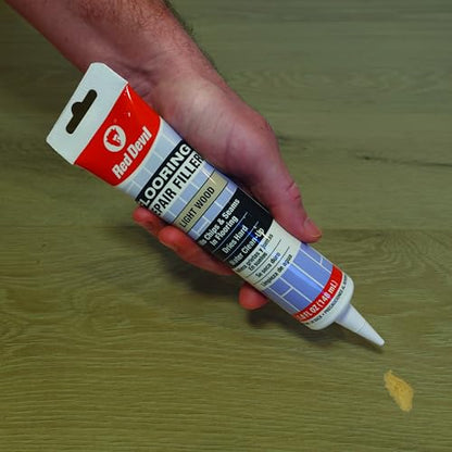 Red Devil 056020 Flooring Repair Filler, 5 oz., Light Wood, 4 Pack - color: Light Wood, size: Pack of 4