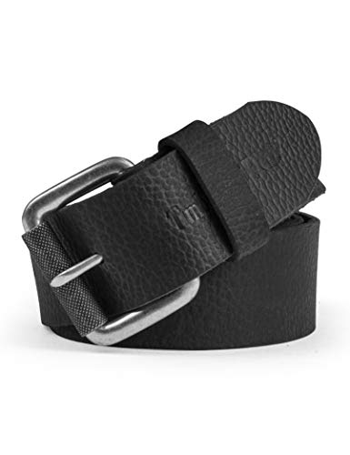 Timberland PRO 38mm Boot Leather Belt - color: Black (Rubber Patch), size: 40