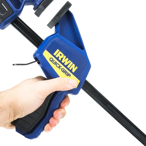 IRWINQUICK-GRIPOne-Handed Bar Clamp, Medium-Duty, 12", 1964718 - size: 12 inch, style: 12 Inch