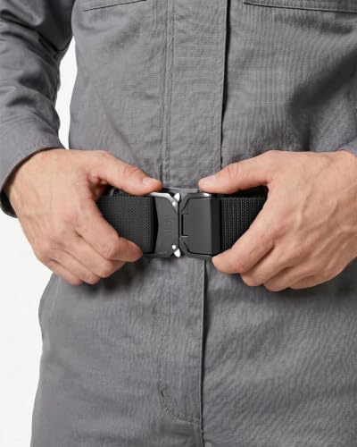 2 Inch Wide Tool Belt for Men with Quick Release Buckle, Fits 30"-56" Waist