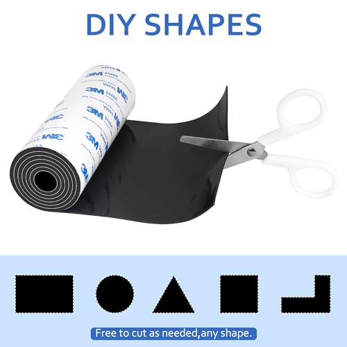 Non Slip Furniture Pads, 5" x 40" Rubber Furniture Pads - Black - color: Black, size: 1 PC 5 x 40 inch (Rubber)