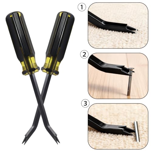 2 Pack Staple Remover, Heavy Duty, Black Handle - color: Black