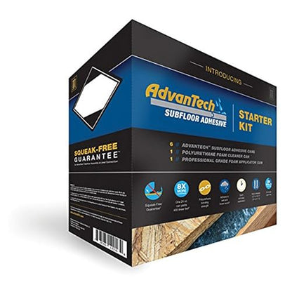 AdvanTech Subfloor Adhesive Starter Kit with Applicator & Cleaner