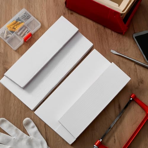 CroBlissful 1 Set 8 Inch L X 6-9/16 Inch W X 1-1/4 T Exterior Door Jamb Repair Kit, Jamb Paintable Wood Rotted Door Frame Repair Kit for Exterior Frame - size: 8 Inch L X 6-9/16 Inch W X 1-1/4 T