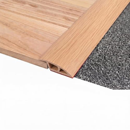 3.3FT Self-Adhesive Floor Transition Strip, Natural Beige PVC Carpet Edging - color: Natural Beige, size: 1/5" to 2/5",3.3FT