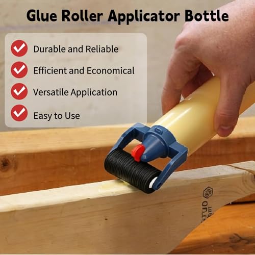 Glue Roller Applicator Bottle, Easy to Use and Glue Coating for Woodworking