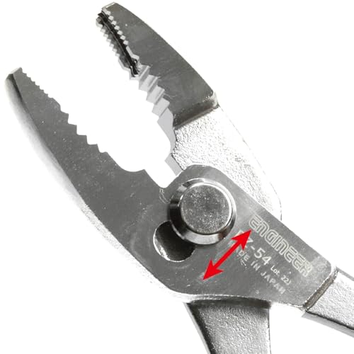 ENGINEER PZ-54 Screw Removal 7" Slip Joint Pliers Made in Japan Stripped Screw Extractor