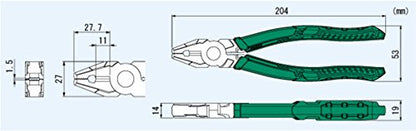 ENGINEER PZ-59 8" Heavy Duty Screw Removal Pliers Made in Japan