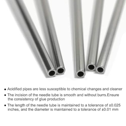 1.5in Mixed Blunt Tip Dispensing Syringe Needle, 4 sizes 20 PCS