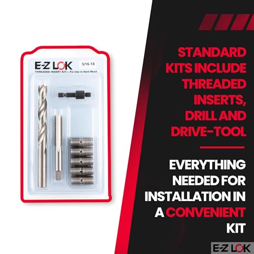 E-Z LOK Thread Repair Kit, 0.3125-18 - size: 5/16-18, style: Stainless Steel