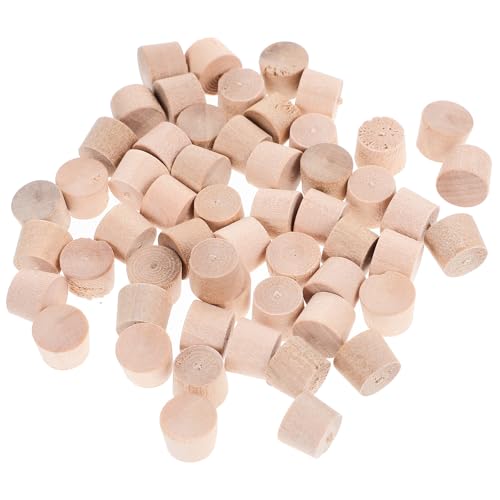 Yardwe 3/8 inch Wood Plugs for Screw Holes Wooden Hole Plugs for Pocket Holes Slightly Tapered Furniture Plug Caps for DIY Woodworking Repair Hole Filler
