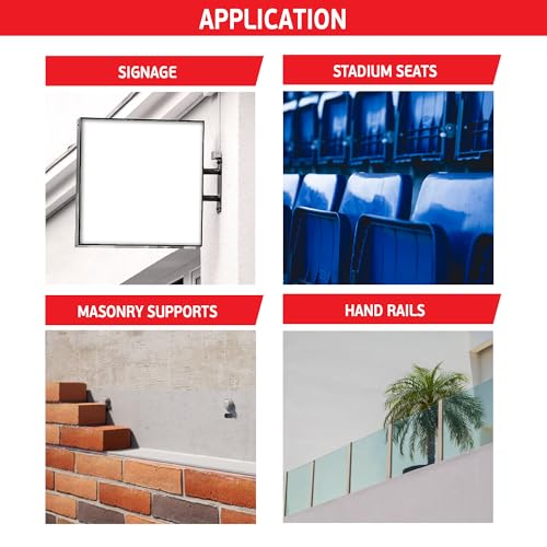 Multi Purpose 2-Part Pure Epoxy 9.5oz - Highest Rated Strength for Anchoring & Crack Repair - ICC Approved - Long Term Temperature & Water Resistance - Made in the USA - Grey Color