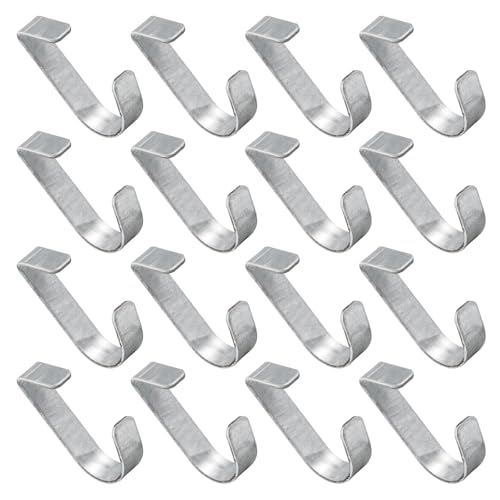 Chain Link Fence Clips, 1‑3/8" Gate Clips for Fence, 16 PCS - size: 1-3/8-16pack