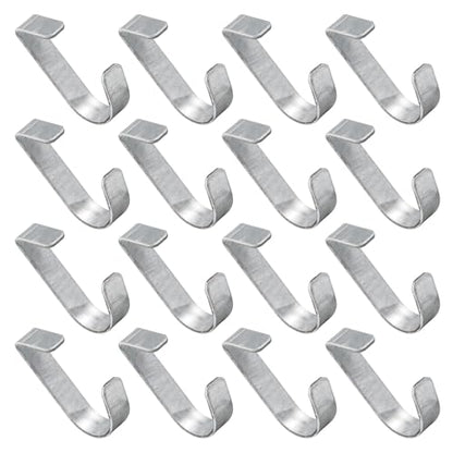 Chain Link Fence Clips, 1‑3/8" Gate Clips for Fence, 16 PCS - size: 1-3/8-16pack