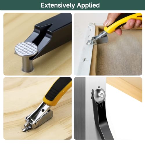 2pcs Heavy Duty Staple Remover Ergonomic Upholstery Staple Puller