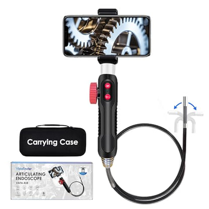 Articulating Borescope 360°Rotation, for Home & Auto Inspection