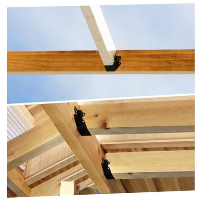 16 Pack 2x4 Joist Hanger Face Mount 20 Gauge Steel Deck Rafter Framing - size: 16 PCS, style: 2''X4''