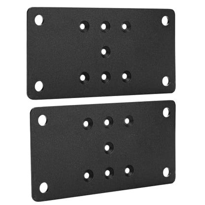 2-Pack 4x4 Post Anchor Plates - Ideal for Deck Railing, Wood Fence, Post Base, Fence Post, Mailbox Post by Sihnman