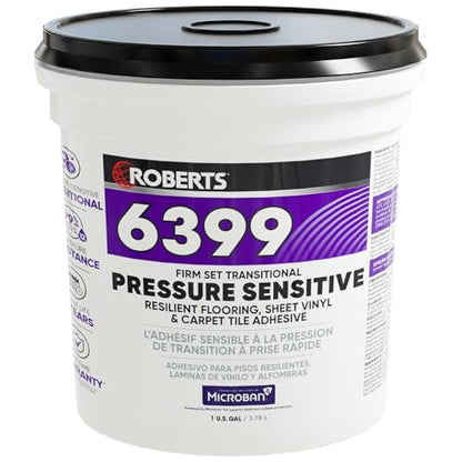 Roberts 6399 Firm-Set Transitional Pressure-Sensitive Adhesive - 1 Gal. (3.78 L)
