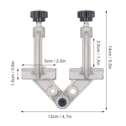 Clamp Aluminum Alloy High Strength Right Angle Corner Clamp for Iron Stainless Steel Pipe Wood Board (10° to 180° Tube Clamp(TCA2))