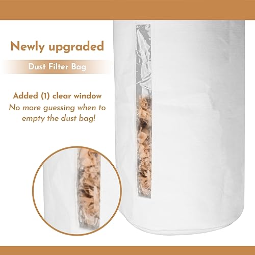 70334 1 Micron Polyester Dust Filter Bag for Wall Mount Dust Collectors