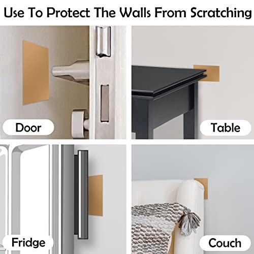 Rubber Bond Self-Adhesive Rubber Wall Outlet Cover Plate 5 Pack - Easy to Apply Peel & Stick Drywall Hole Patch - 5x3 Inch Screwless Blank Wall Plate Cover - Premium Rubber Wall Hole Cover (Brown) - color: Brown, size: 5x3 Inch Rectangular